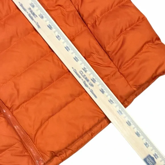 The North Face 550 Down Fill Puffer Jacket Orange Men XL